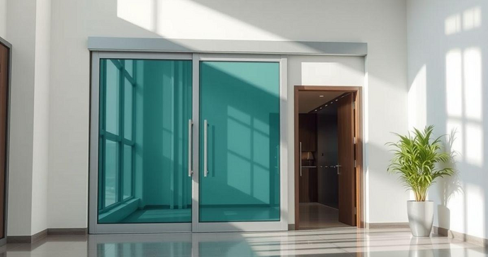 Porta automática de correr transforma seu espaço com segurança e praticidade